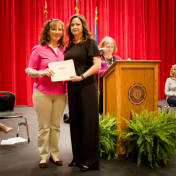 Catina Searcey and Mrs. Lawson-Graduation Recognition Ceremony-Corbin