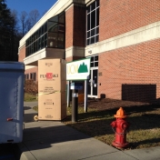 Delivery of Hazard Criminal Justice Display Case, January 2015