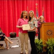 Glenn Johnson and Mrs. Lawson-Graduation Recognition Ceremony-Corbin