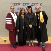 Spring 2019 EKU Corbin Campus Graduate Catina Searcey with RC&S Coordinator Step