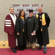 Spring 2019 EKU Corbin Campus Graduate Christina Colwell with RC&S Coordinator S