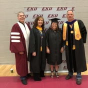 Spring 2019 EKU Corbin Campus Graduate Whitney Mills with RC&S Coordinator Steph