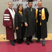 Spring 2019 EKU Corbin Campus Graduate Zak Abuzour with RC&S Coordinator Stephen