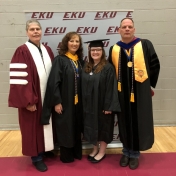 Spring 2019 EKU Manchester Campus Graduate Bethany Metcalf with RC&S Coordinator