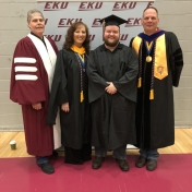 Spring 2019 EKU Manchester Campus Graduate Colby Hudson with RC&S Coordinator St