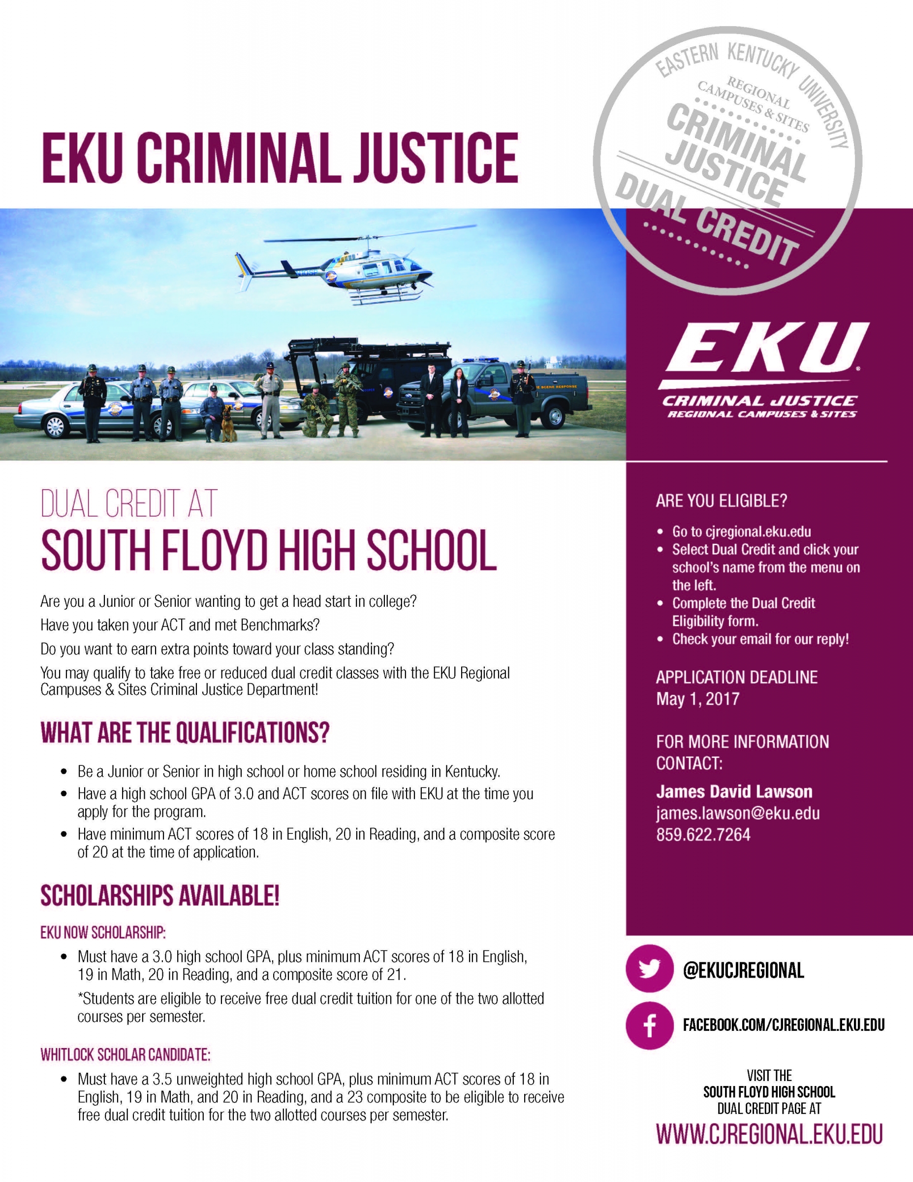 South Floyd County Dual Credit Site | Criminal Justice & Police Studies
